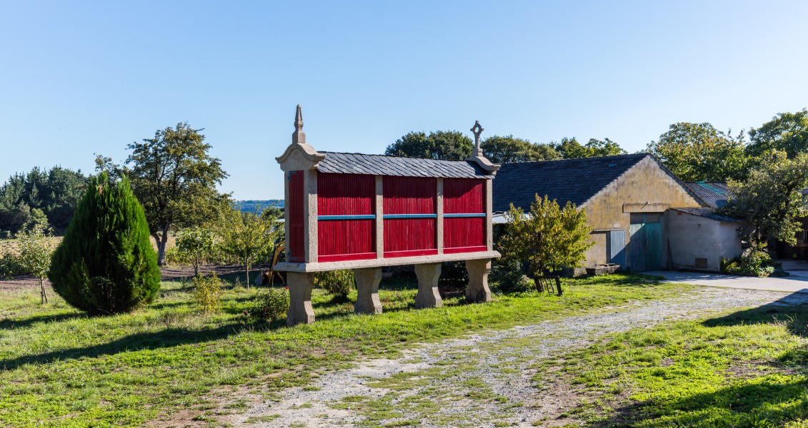 Hórreo, Vilei, Camino de Santiago, Lugo, España, 2015-09-19, DD 10