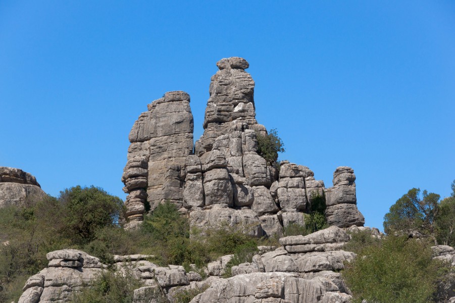 Karst rocks El Torcal Andalusia Spain