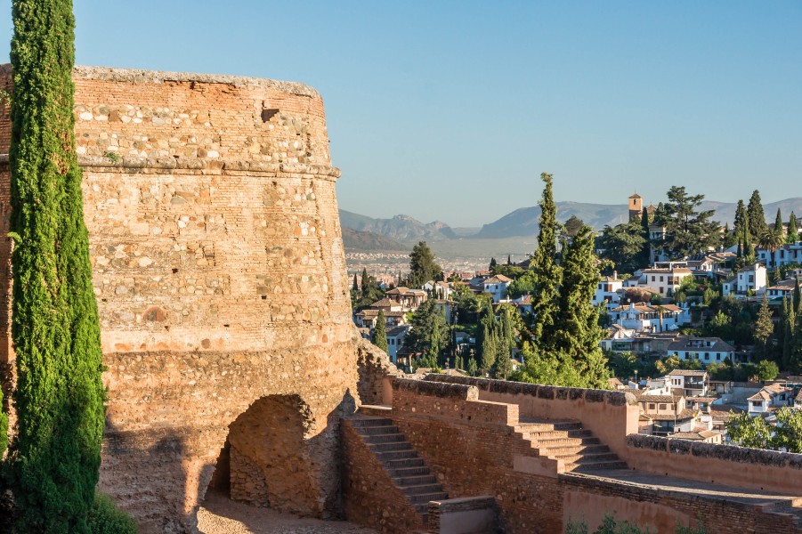 Landscape detail Alhambra Granada Spain