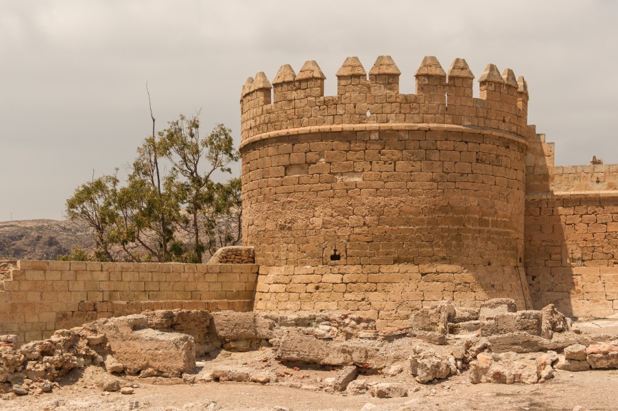 Medieval christian tower, Almeria, Spain