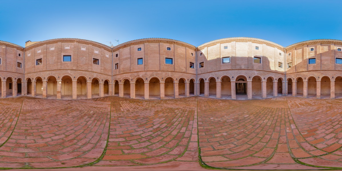 Panorámica esférica del Seminario de Nobles, Calatayud, España, 2014-12-29, DD 01-105 HDR PAN