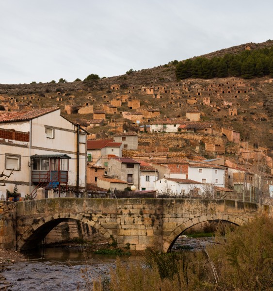 Puente romano, Torrijo de la Cañada, Zaragoza, España, 2015-12-29, DD 09