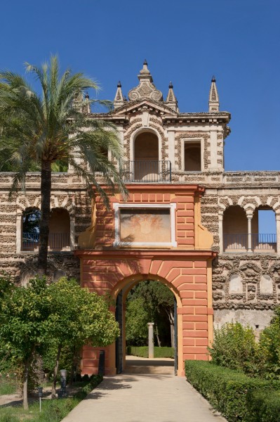 Puerta del Privilegio real alcazares Seville Spain