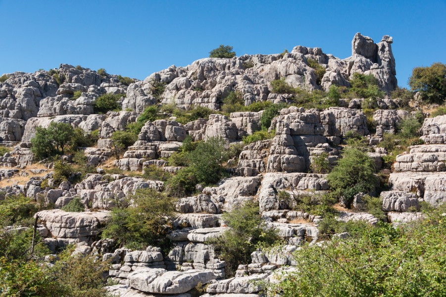 Rocks El Torcal de Antequera karst 7 Andalusia Spain