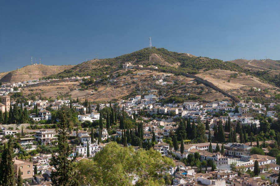 Sacromonte Nasrid wall Granada Spain