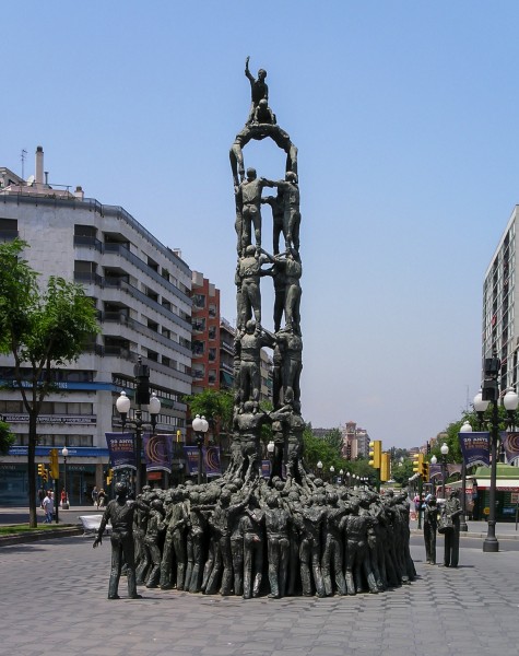 Tarragona, Skulptur -Castellers- -- 2006 -- 3