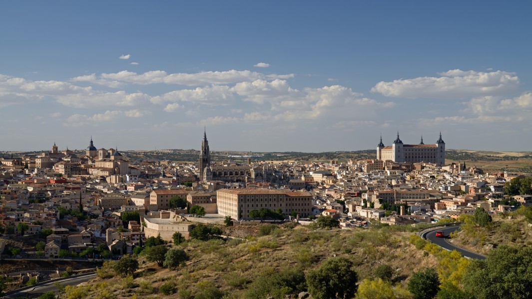 Toledo in May before sunset. Spain