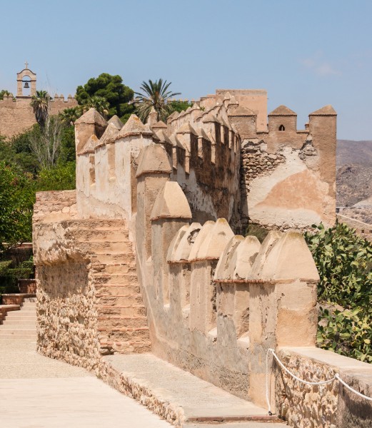 Walkway Alcazaba, Almeria, Spain