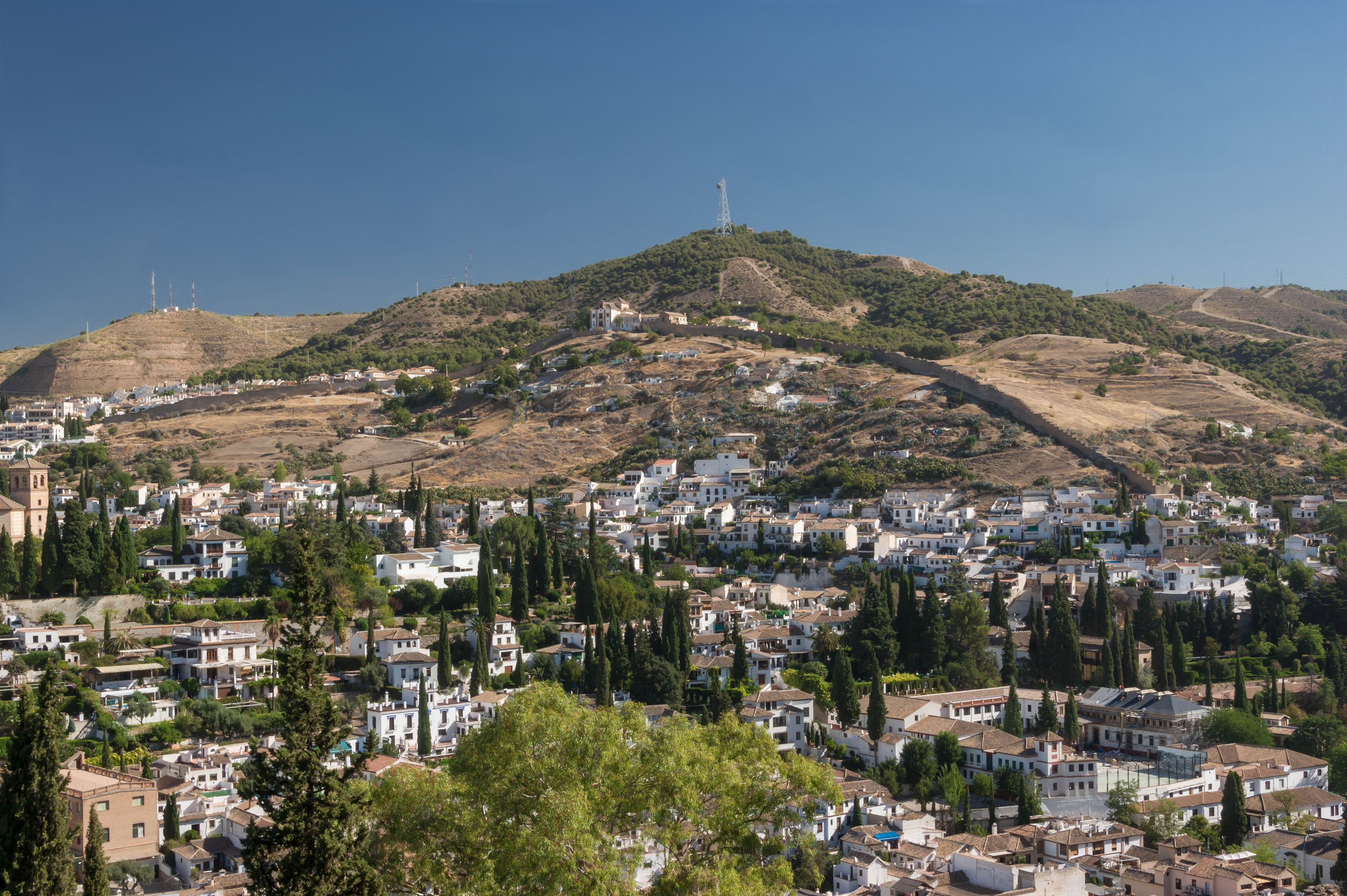 Sacromonte Nasrid wall Granada Spain