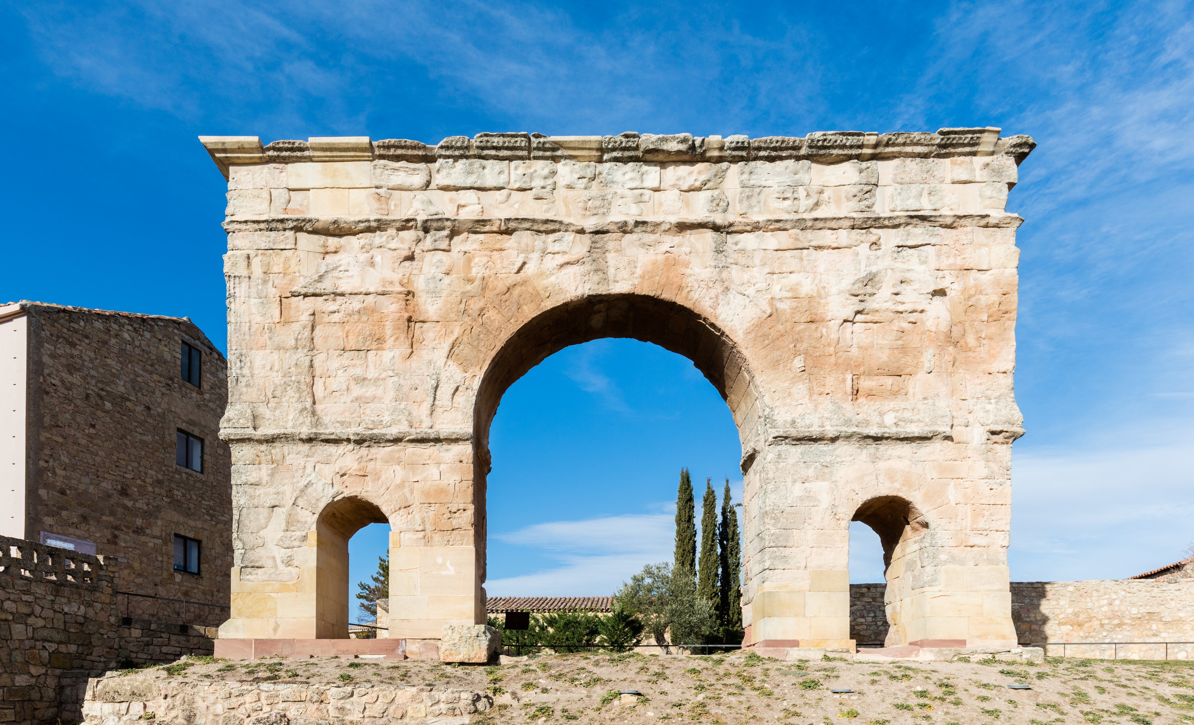 Arco romano, Medinaceli, Soria, España, 2015-12-28, DD 106