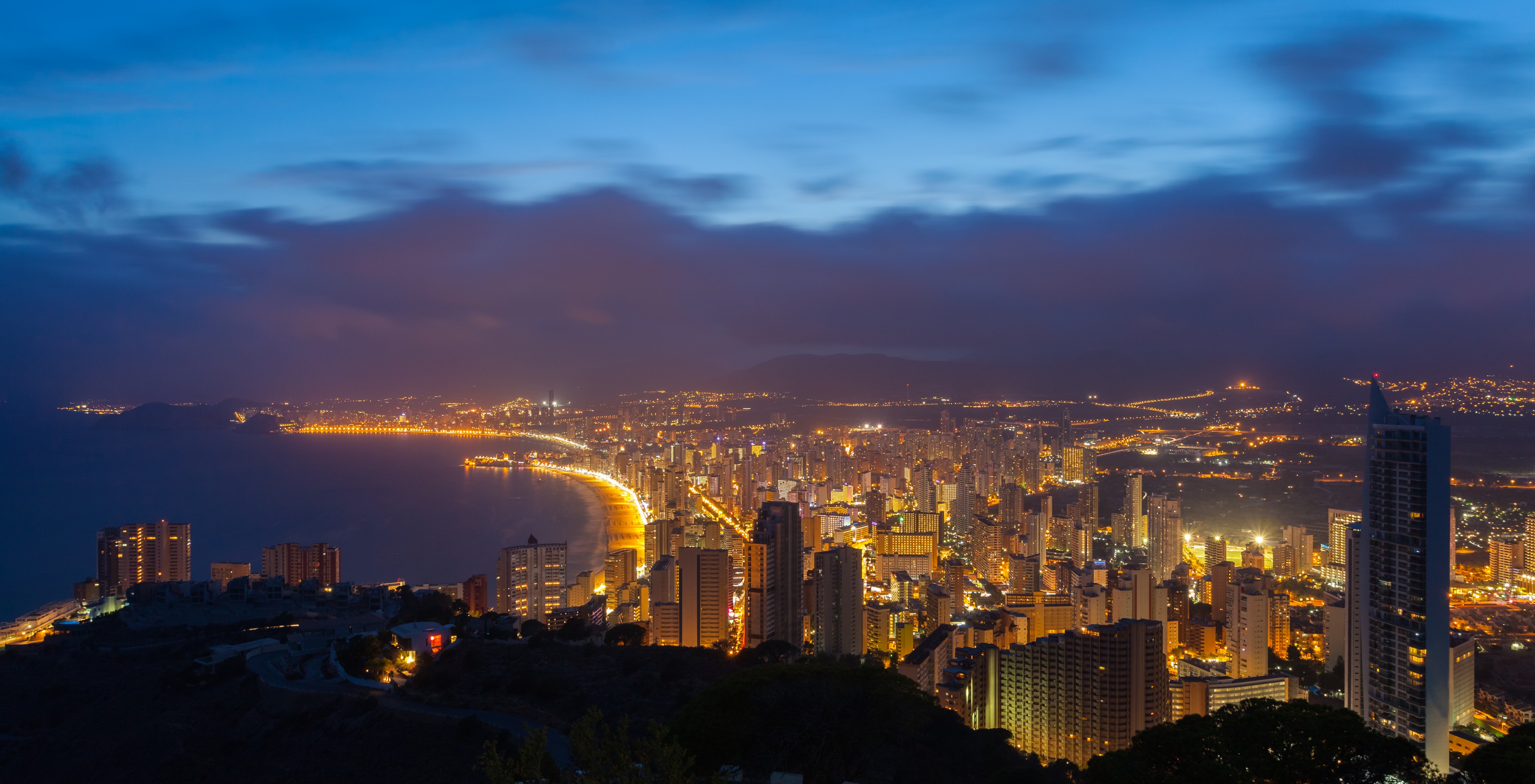 Vista de Benidorm, España, 2014-07-02, DD 50