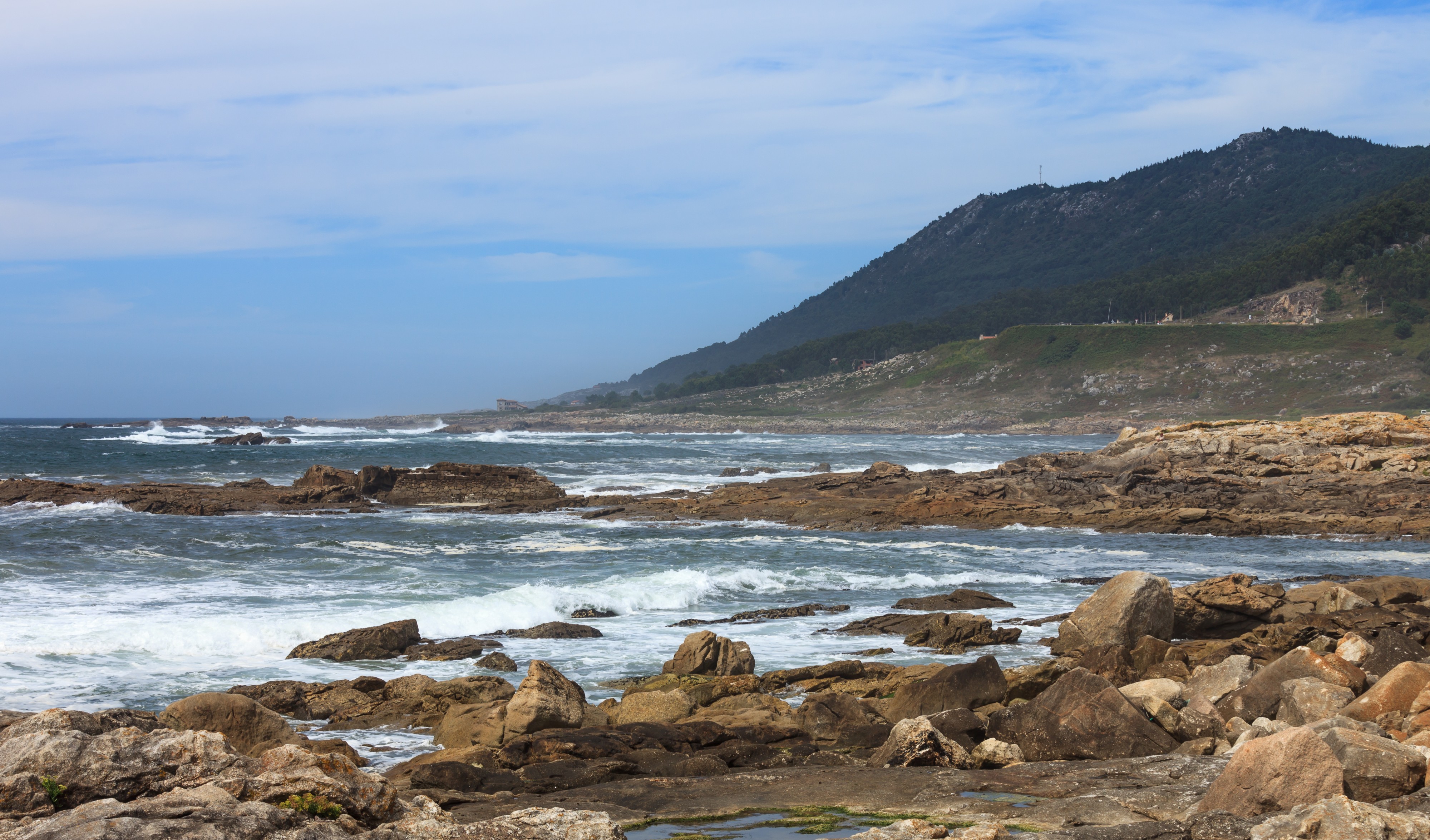 Vista dende o porto da Guarda. Galiza G53