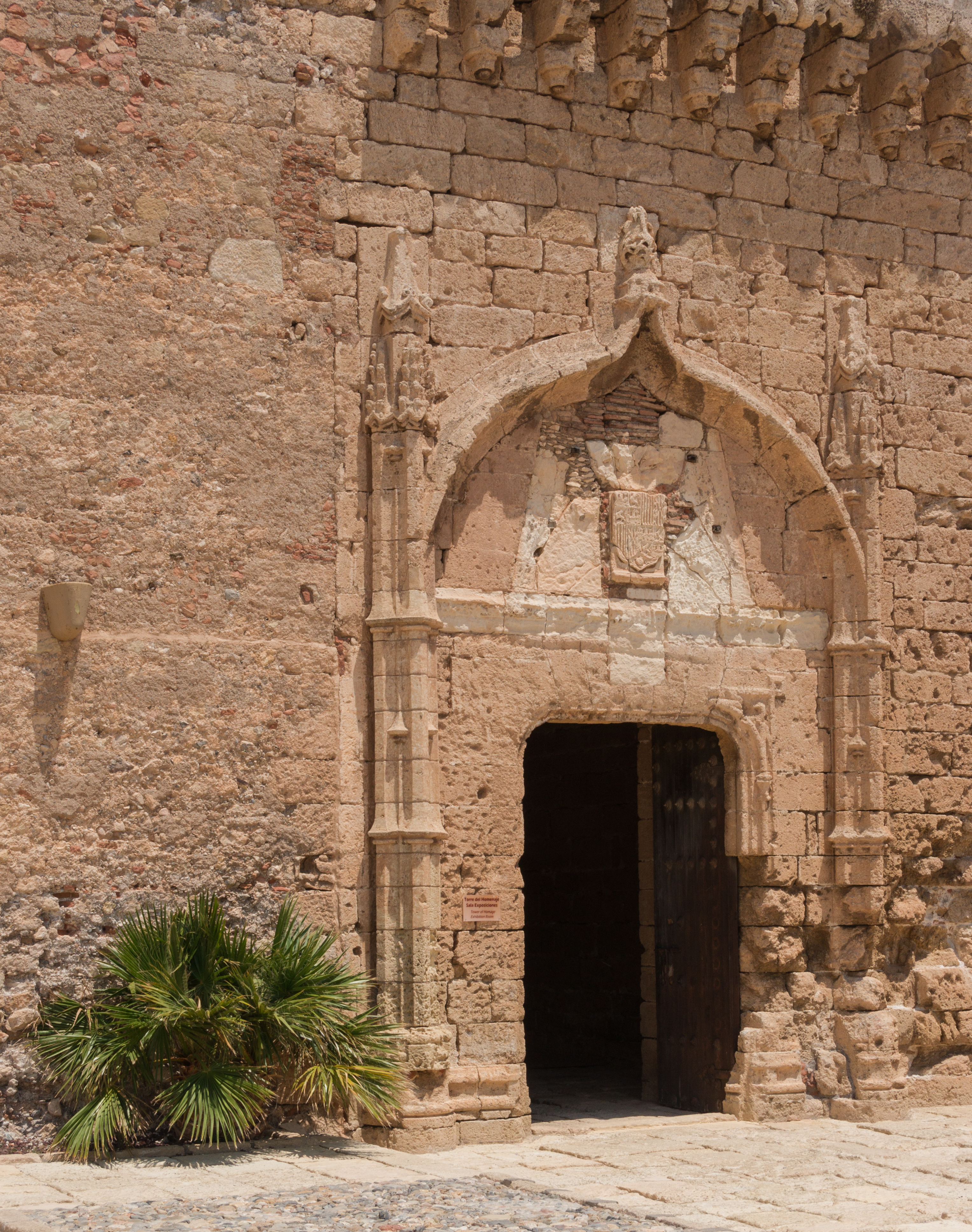 Torre del Homenaje, profile entrance, Alcazaba, Almeria, Spain