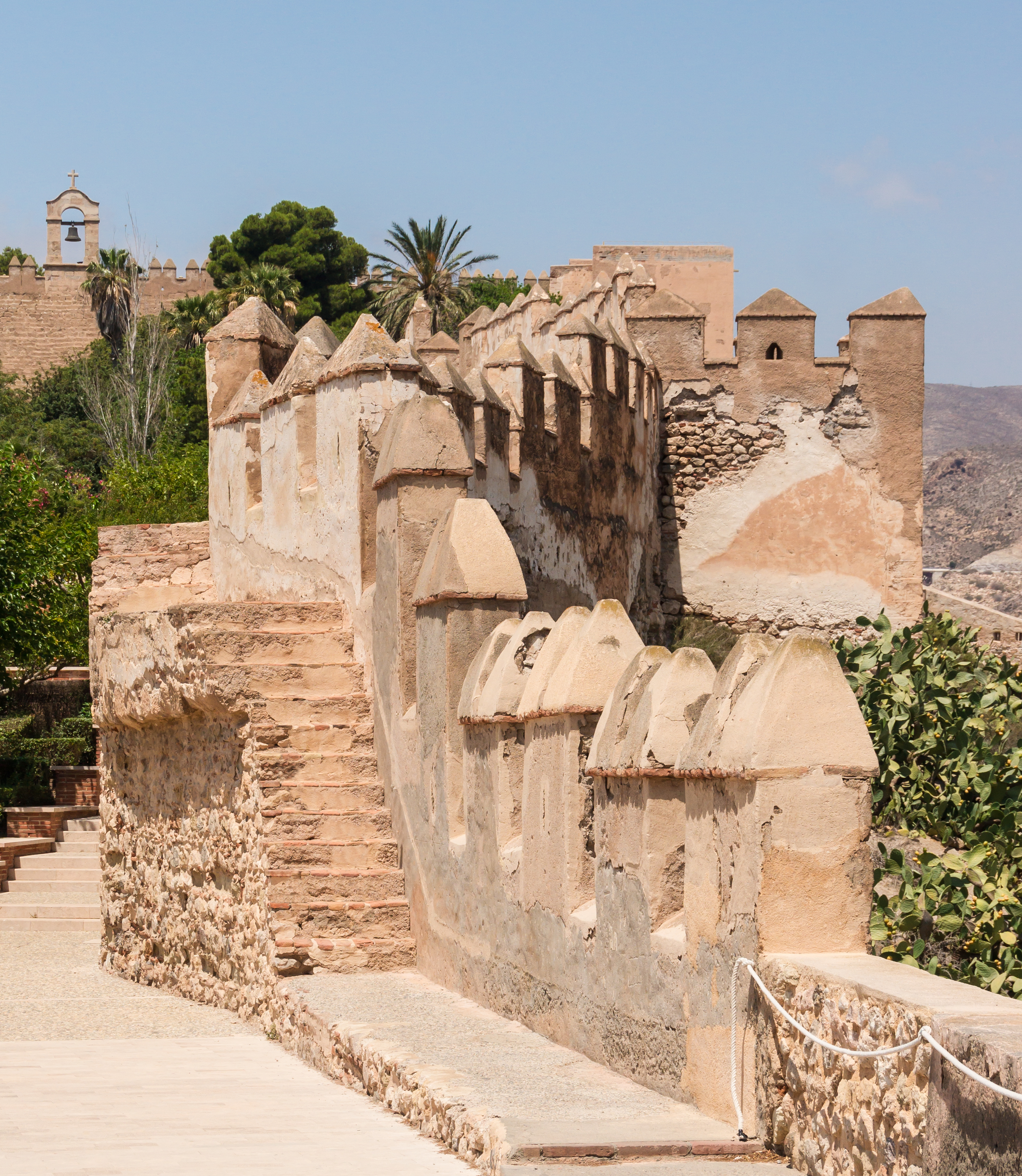 Walkway Alcazaba, Almeria, Spain