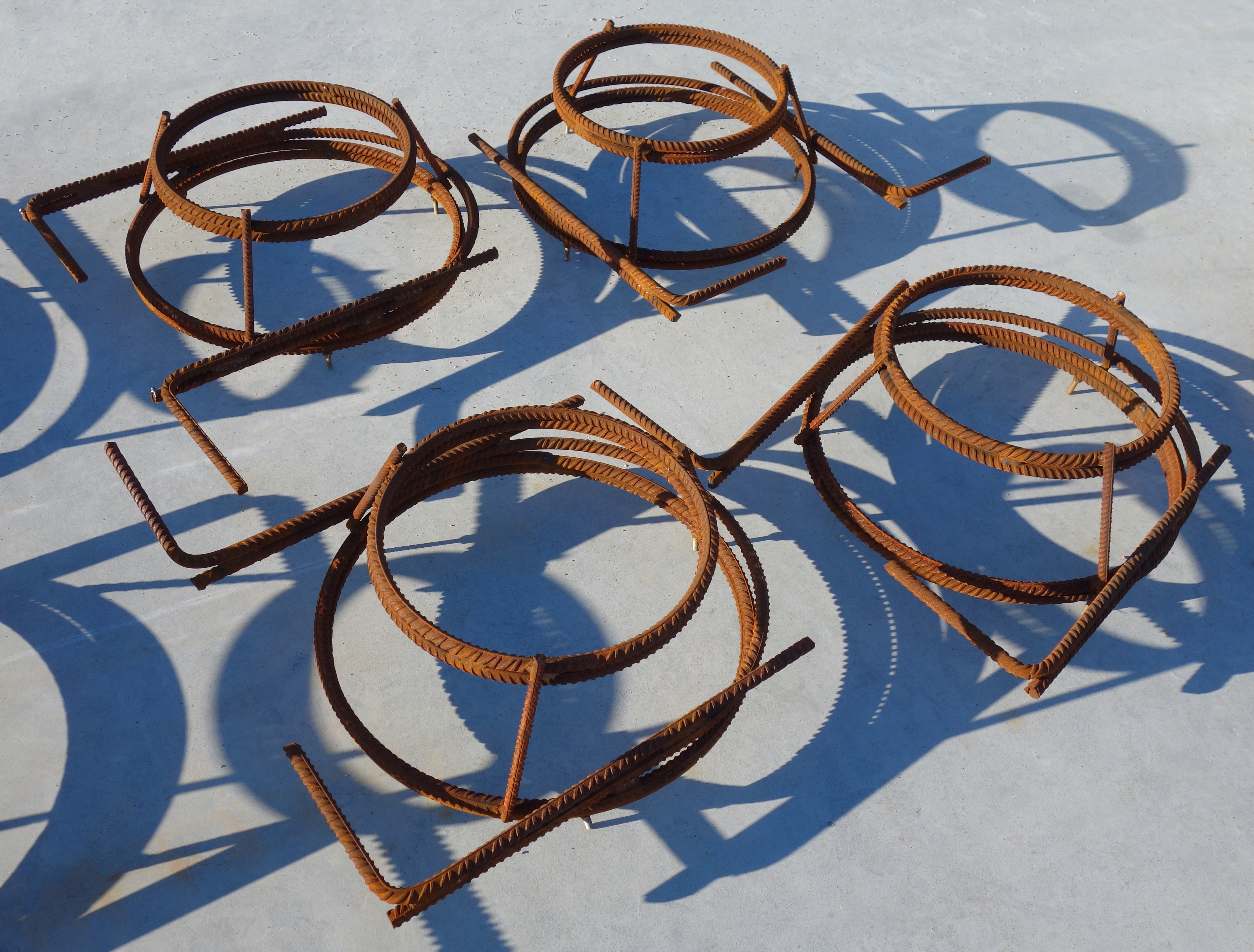 Customized circular rebar