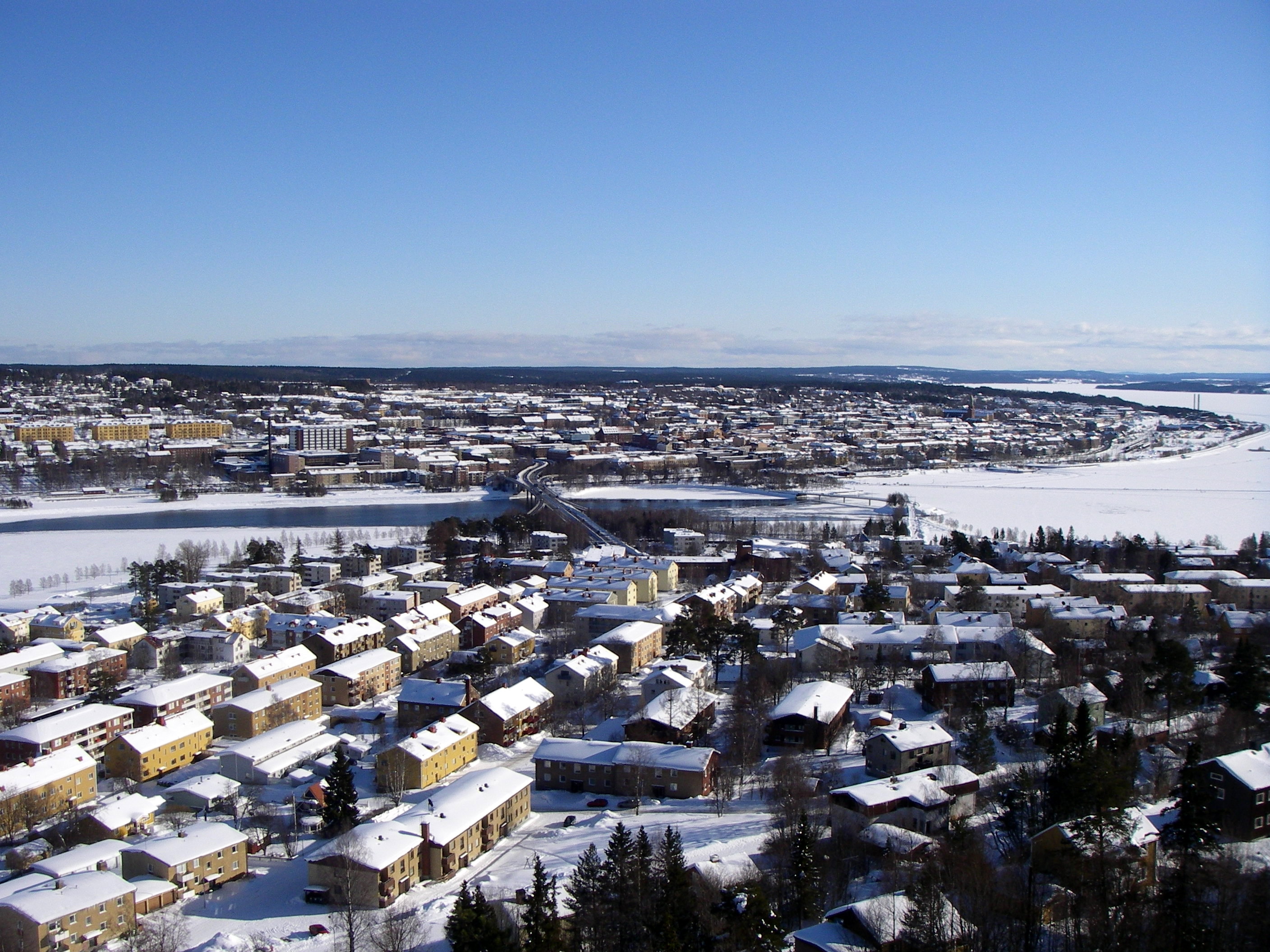 Ostersund from Froson
