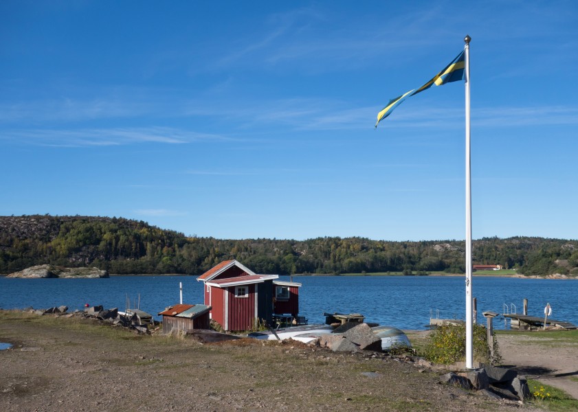 Flagpole at Loddebo