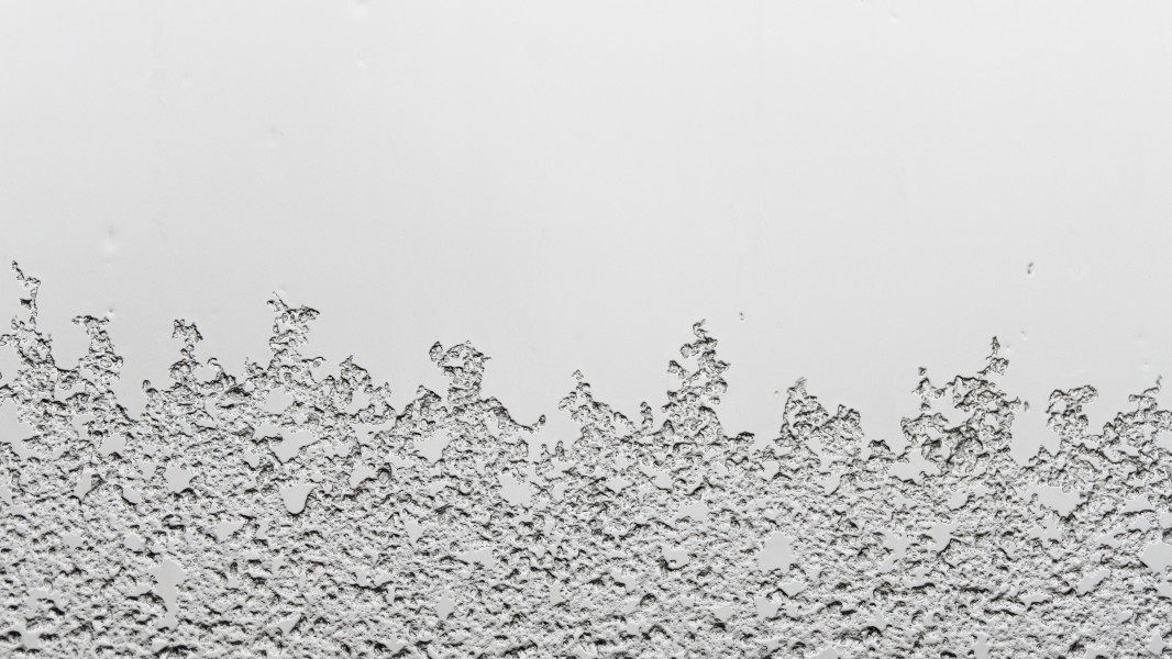 Slush on window - day