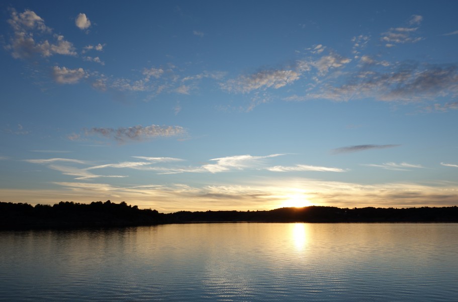 Sunset over Brofjorden
