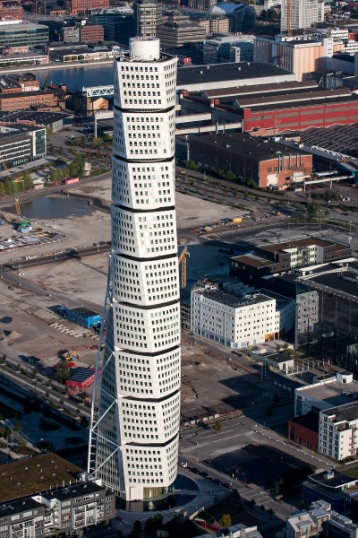 Turning Torso–flygbild 06 september 2014-3