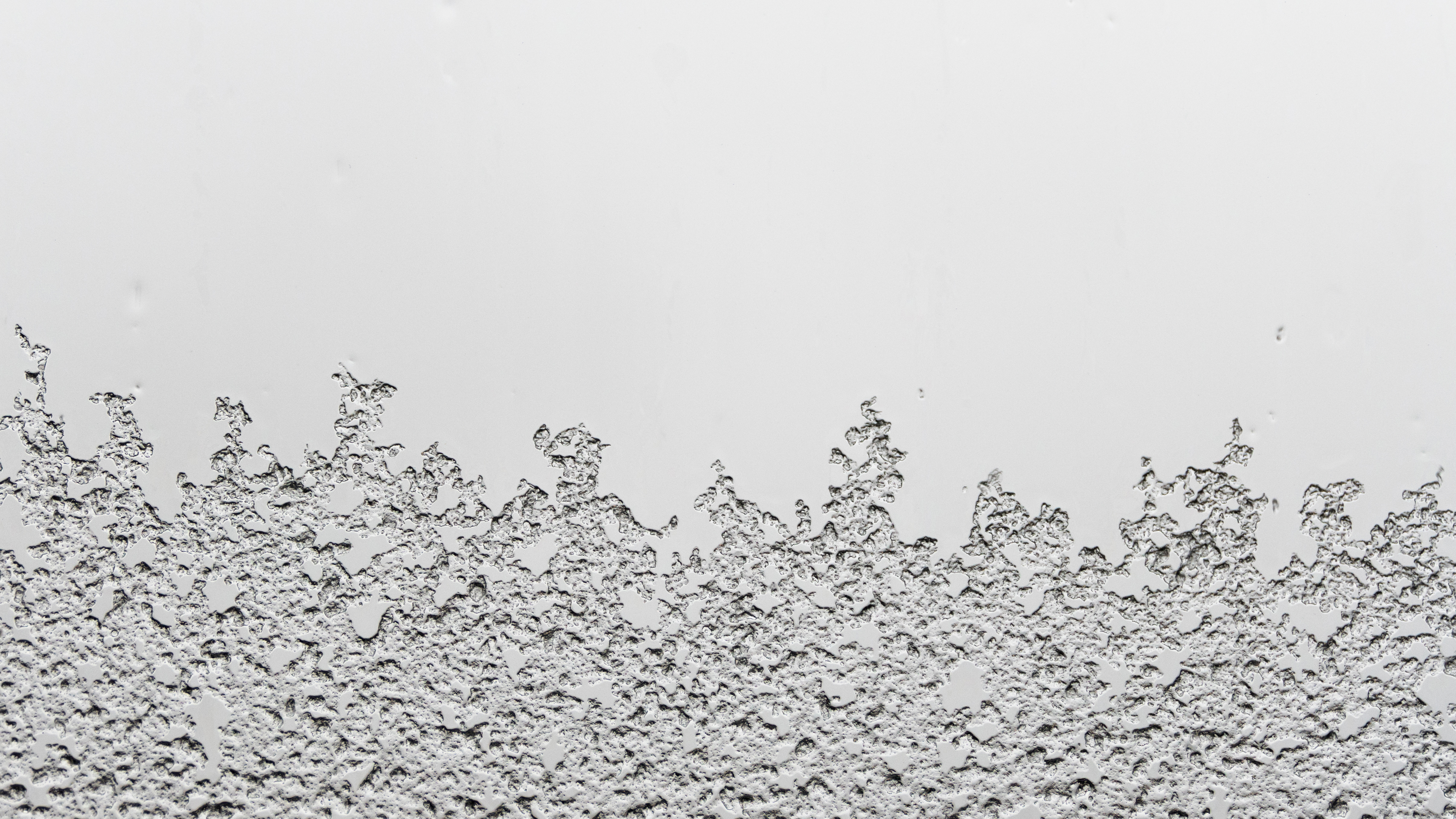 Slush on window - day