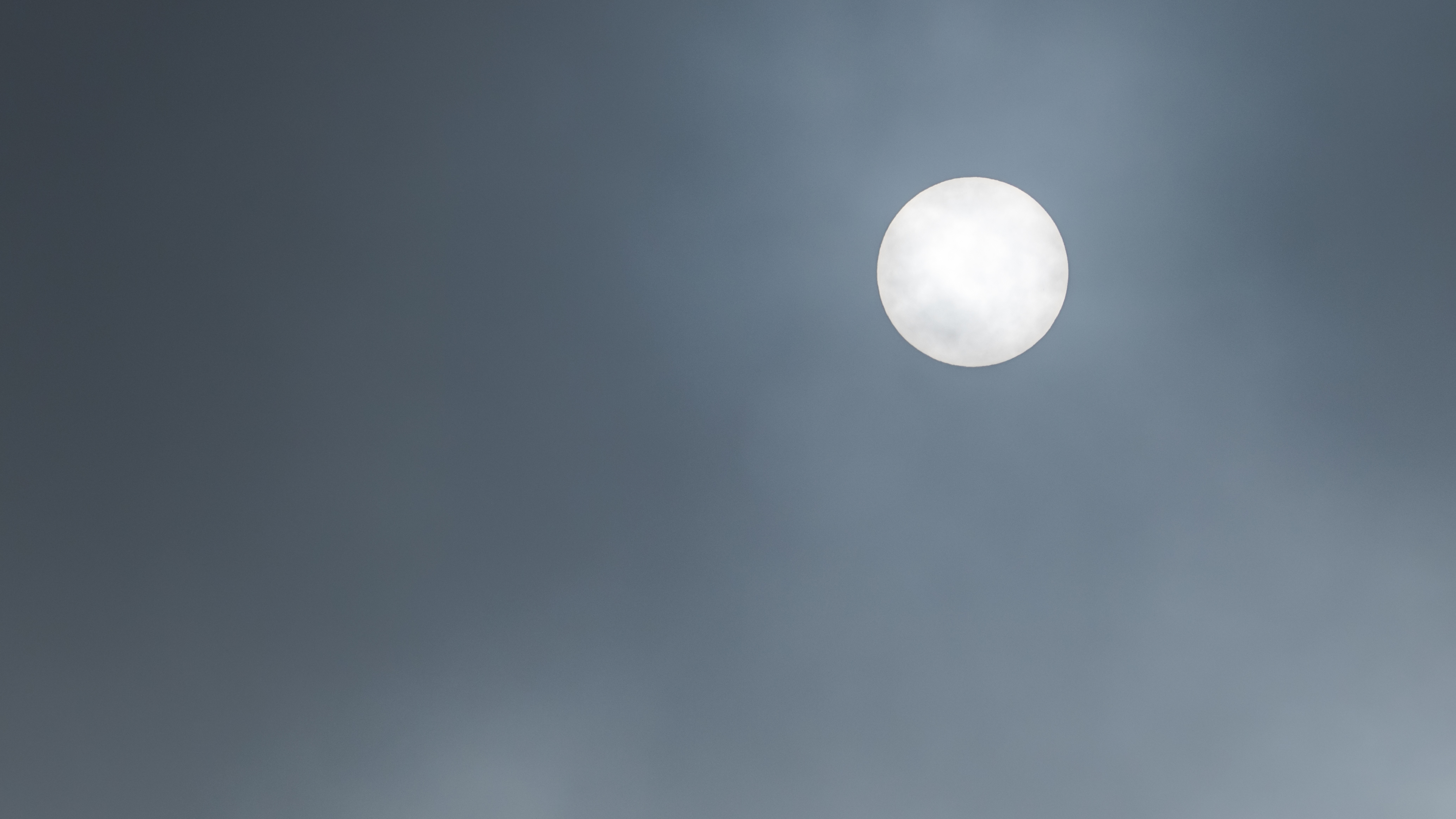 Sun in fog in Lysekil
