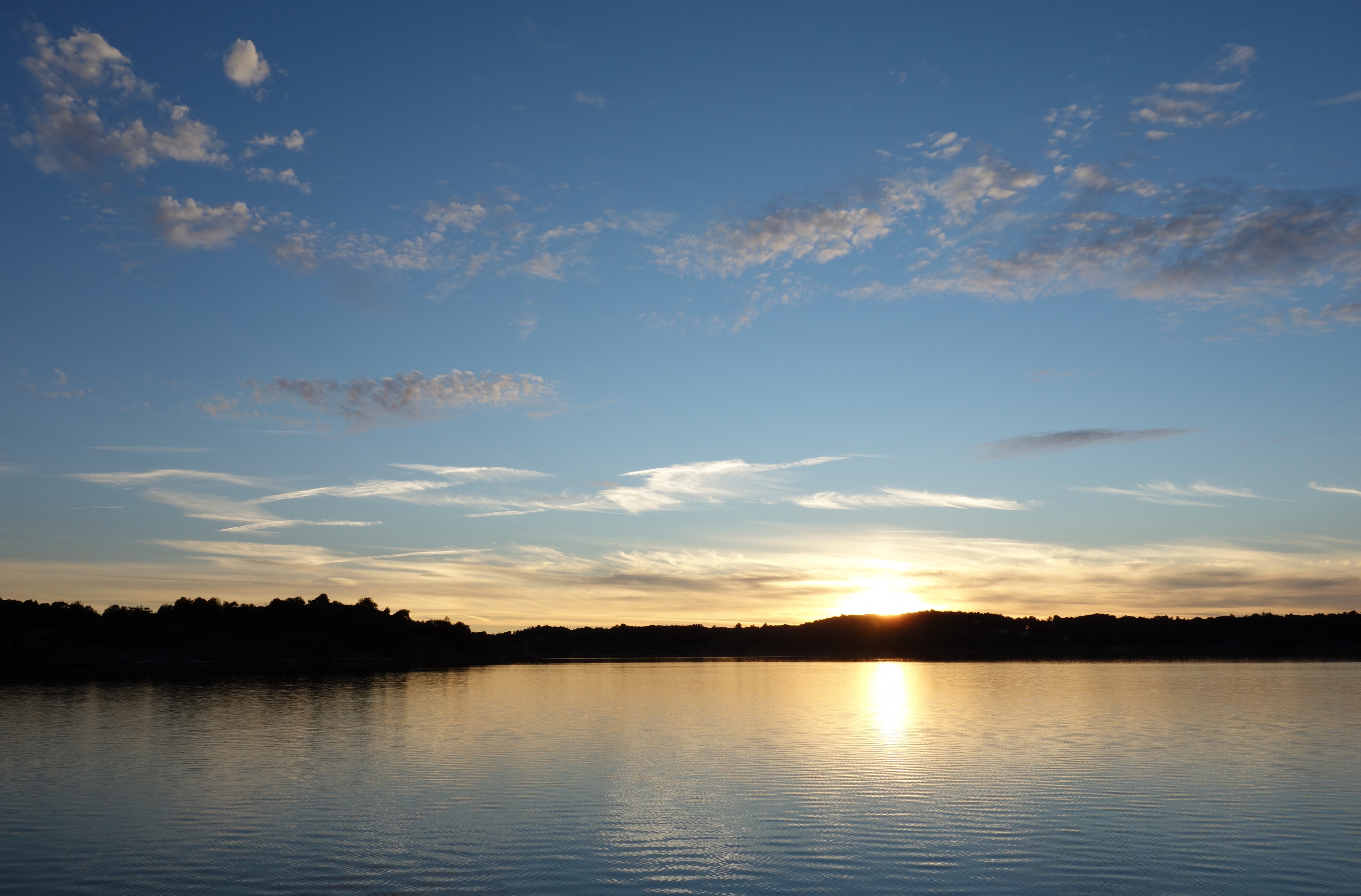 Sunset over Brofjorden