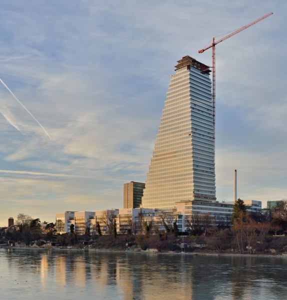 Basel - Roche Tower - Baufortschritt 22.Dezember 2014 2
