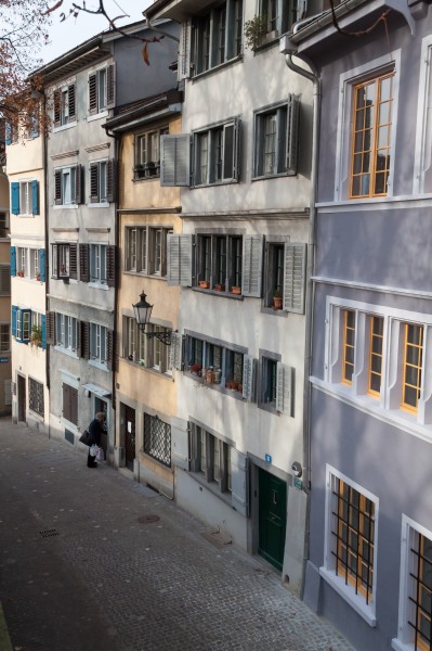 Houses on Fortunagasse in Zürich