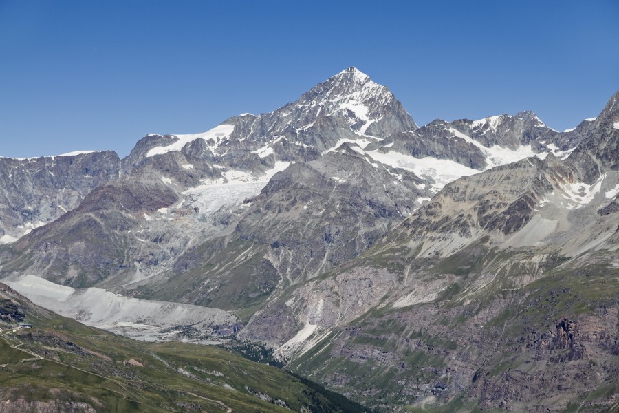 View to Dent Blanche from Gornergrat, Wallis, Switzerland, 2012 August