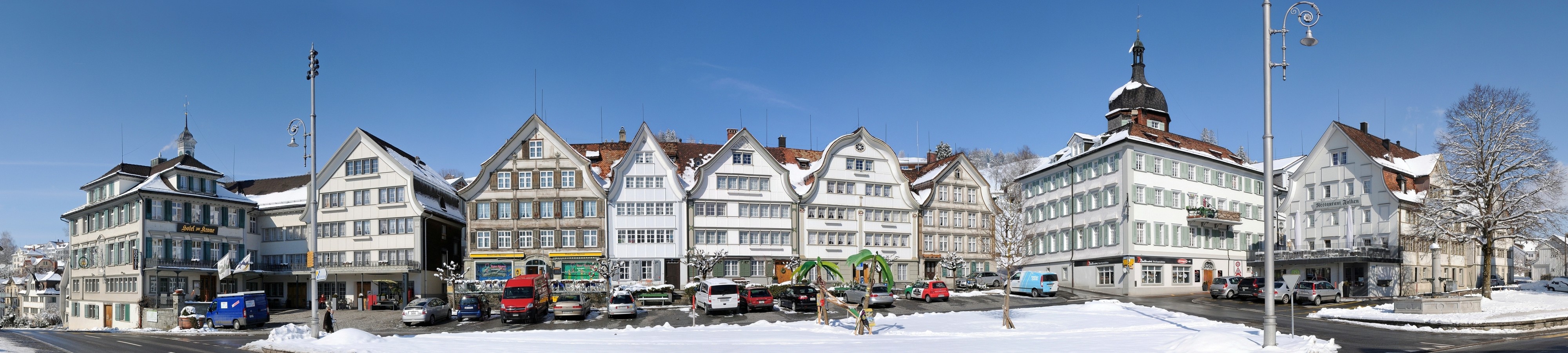 Gais AR Dorfplatz Panorama 1