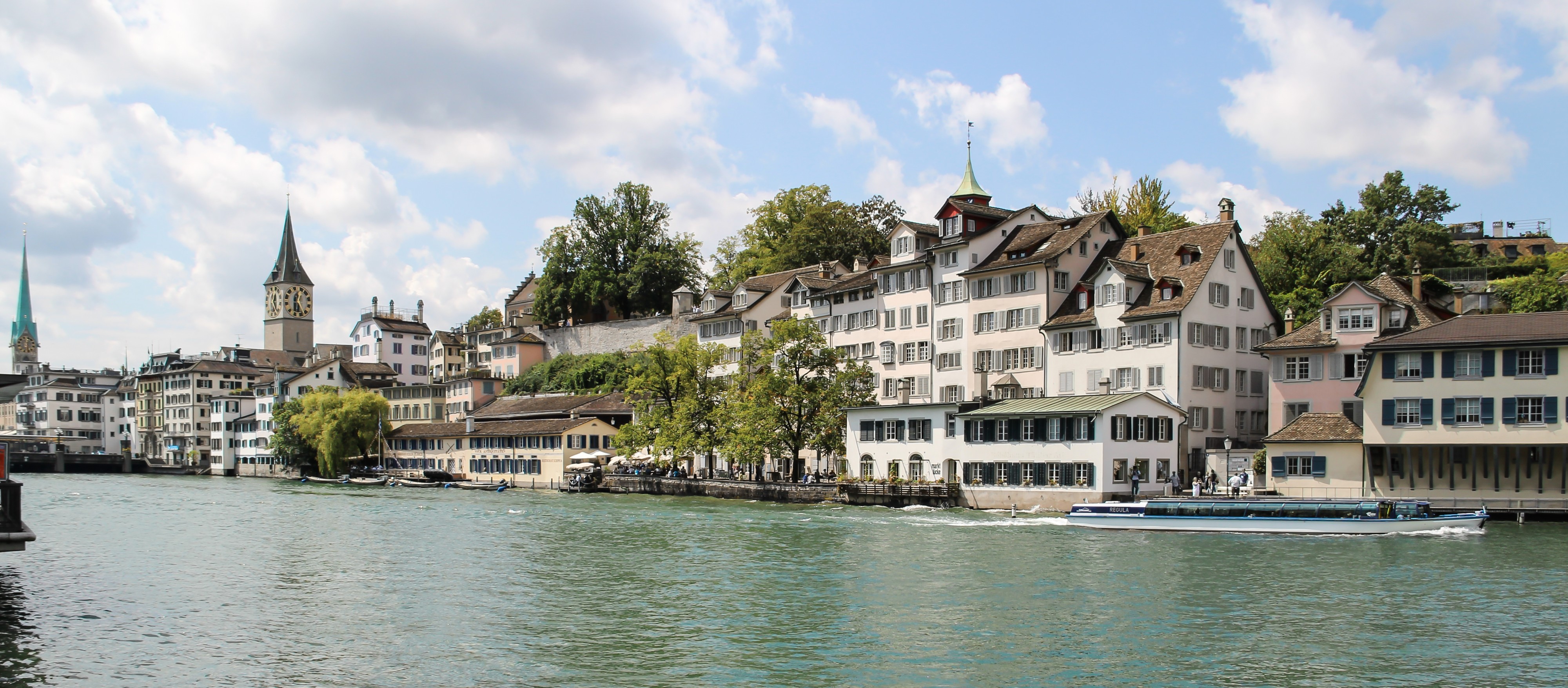 Zürich (Schweiz), Ufer des Limmat -- 2011 -- 1392