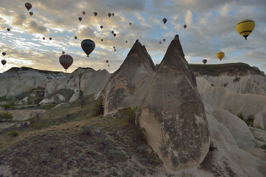 Hot air balloon ride at sunrise in Cappadocia 5