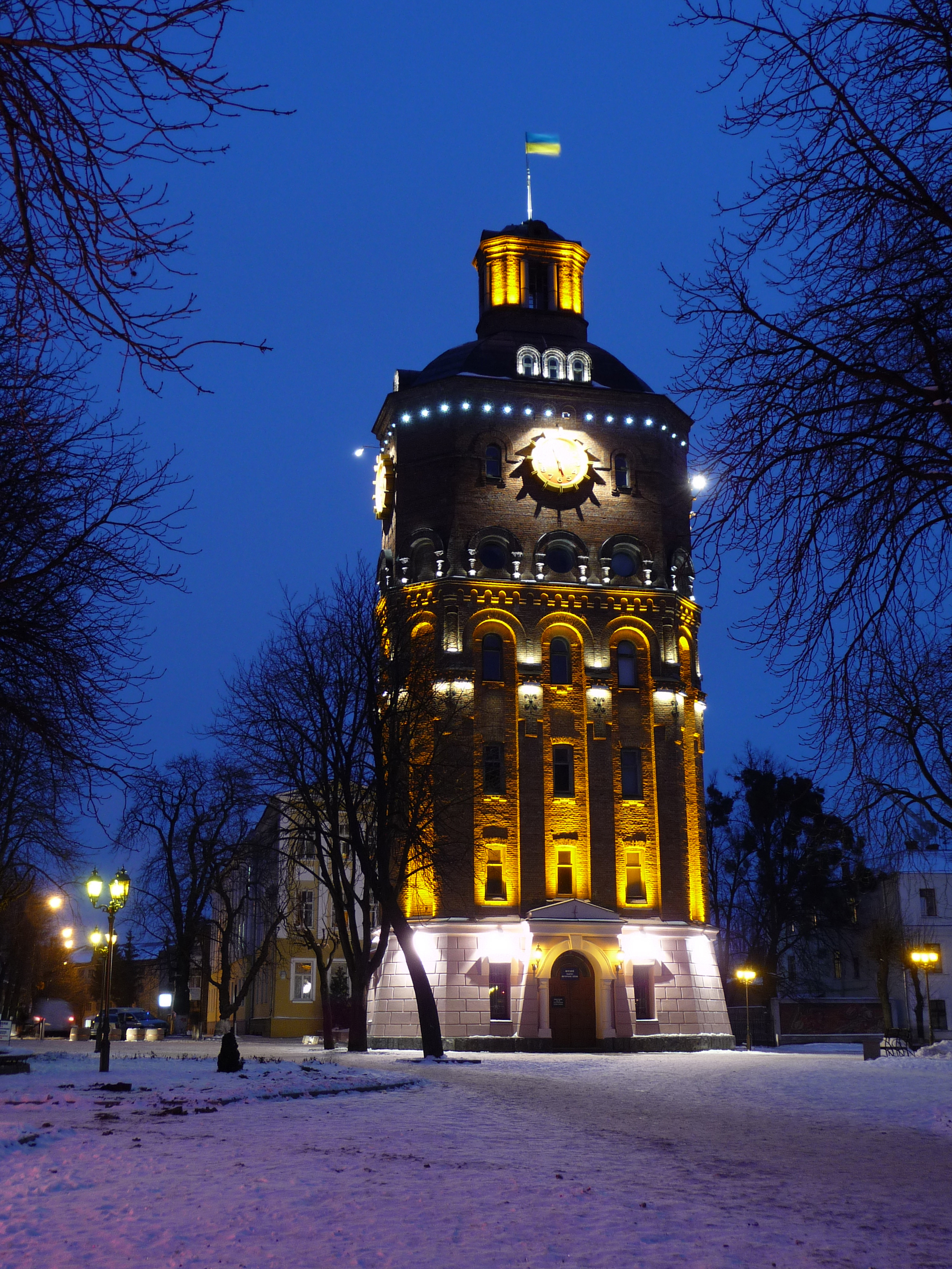 Old Tower night winter 2009 G1