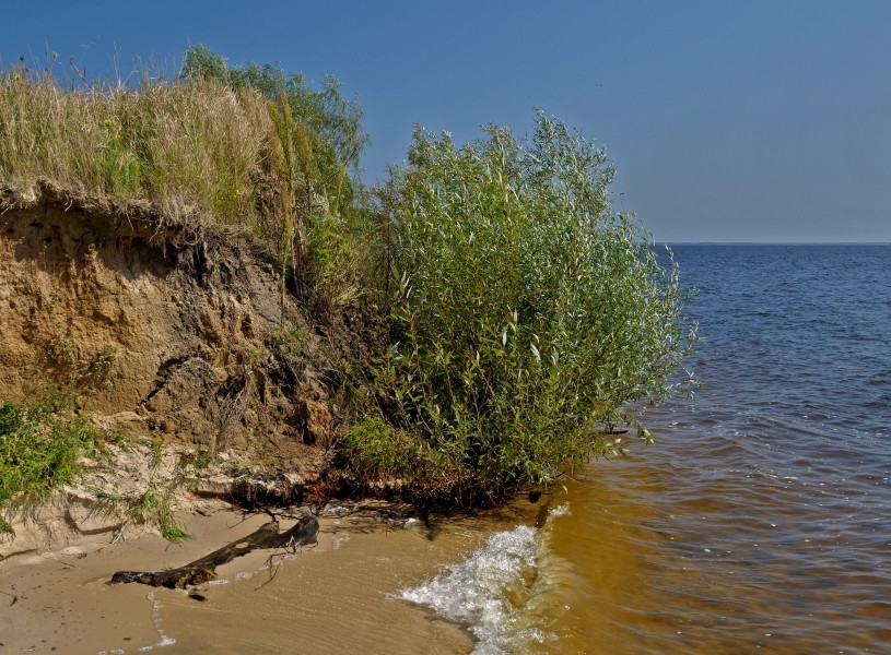 A riverside of Dnieper near the village Yasnogorodka, Ukraine