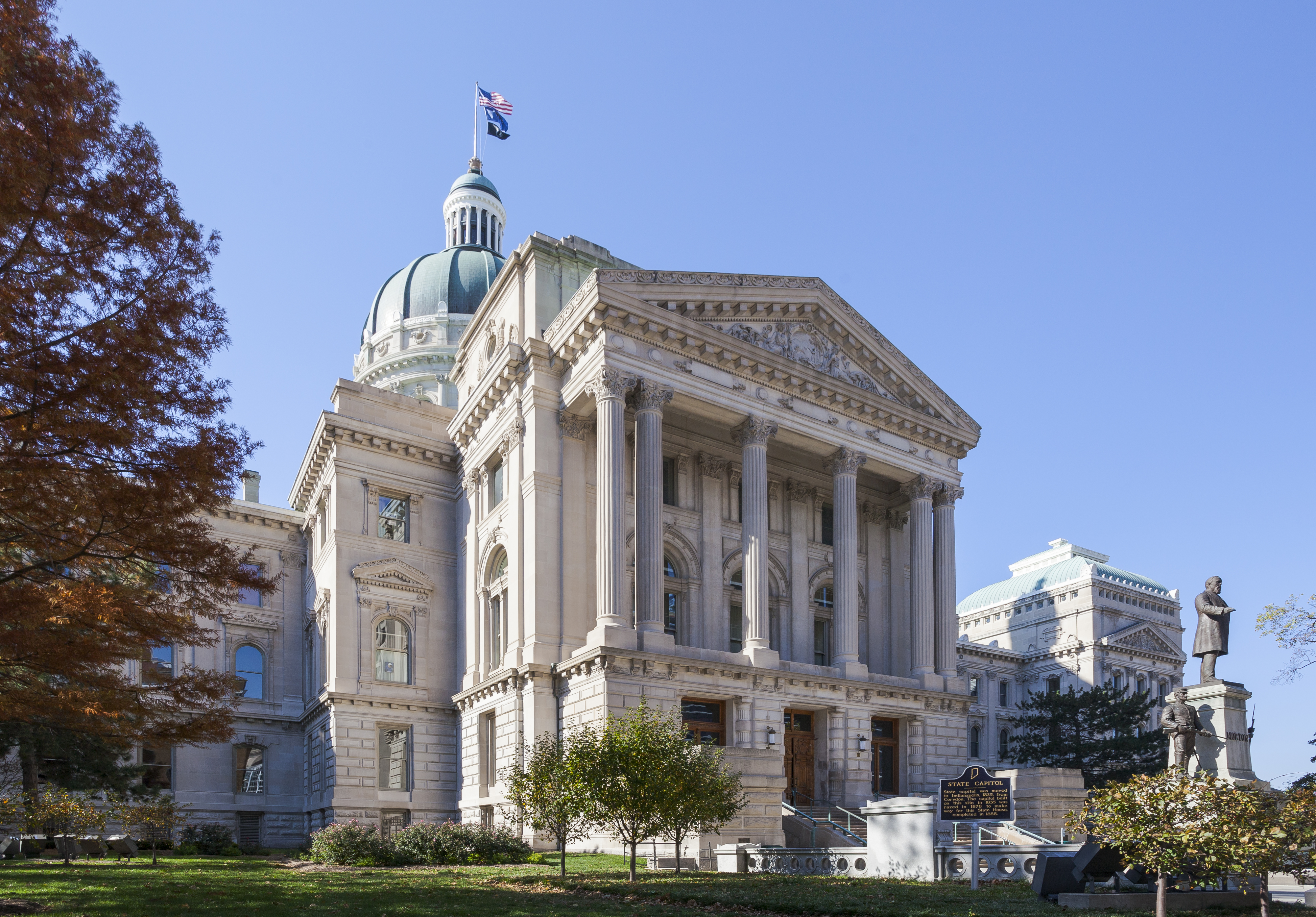 Capitol del Estado de Indiana, Indianápolis, Estados Unidos, 2012-10-22, DD 07