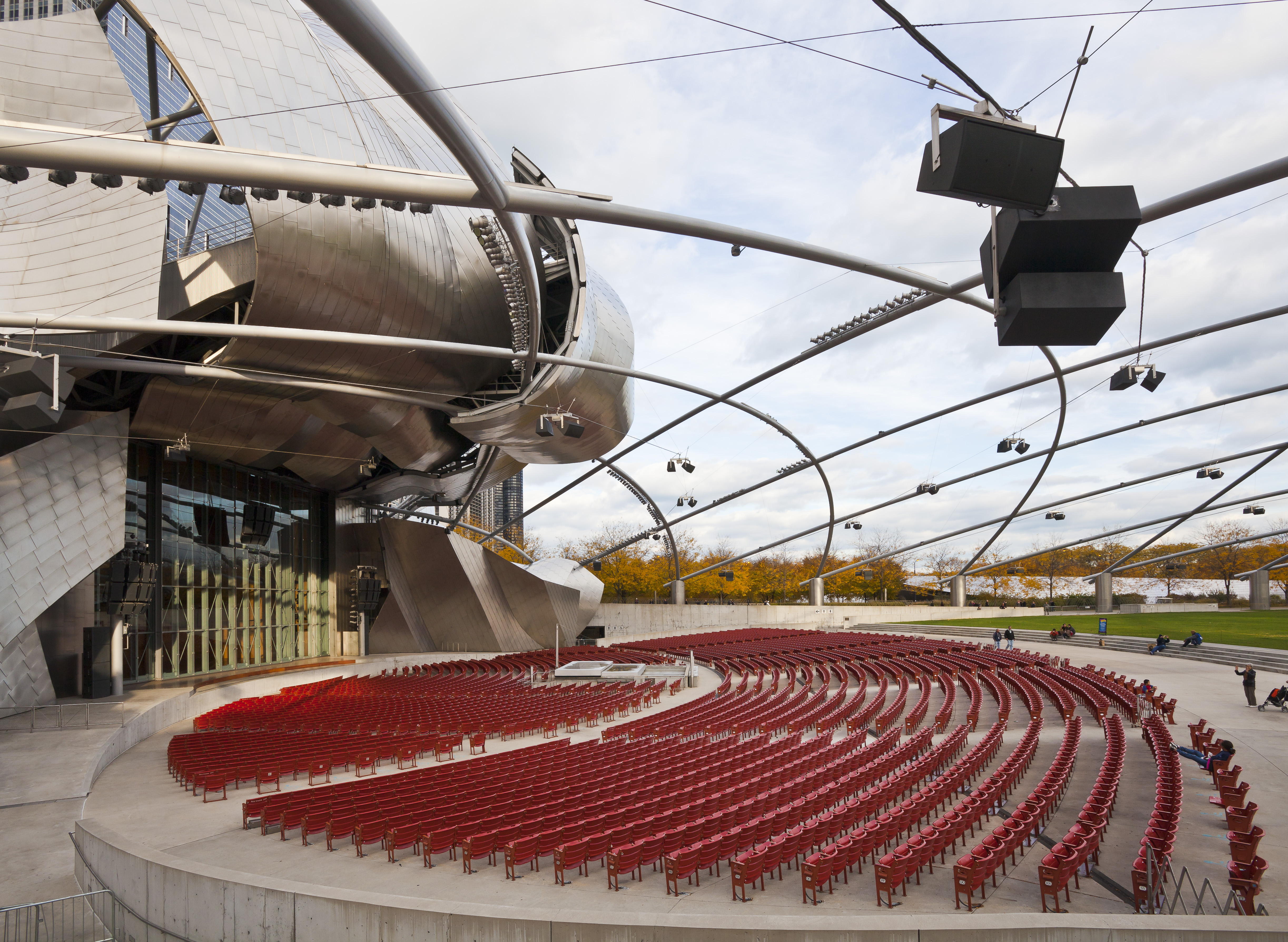 Jay Pritzker Pavilion, Chicago, Illinois, Estados Unidos, 2012-10-20, DD 03