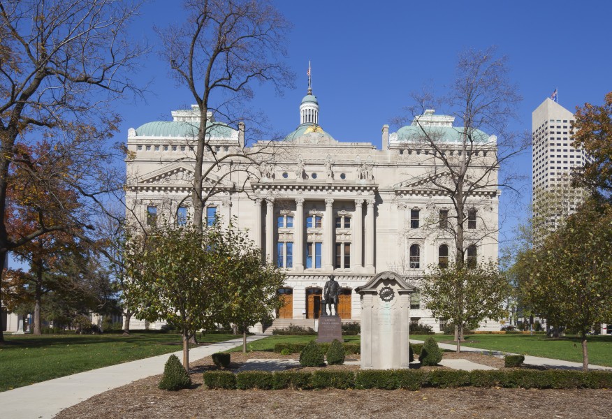 Capitol del Estado de Indiana, Indianápolis, Estados Unidos, 2012-10-22, DD 03