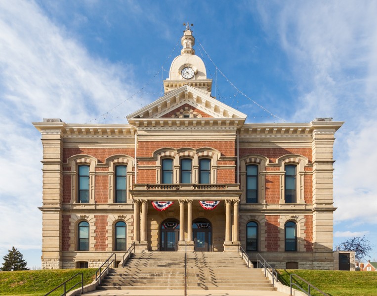Cortes del Condado de Wabash, Wabash, Indiana, Estados Unidos, 2012-11-12, DD 02
