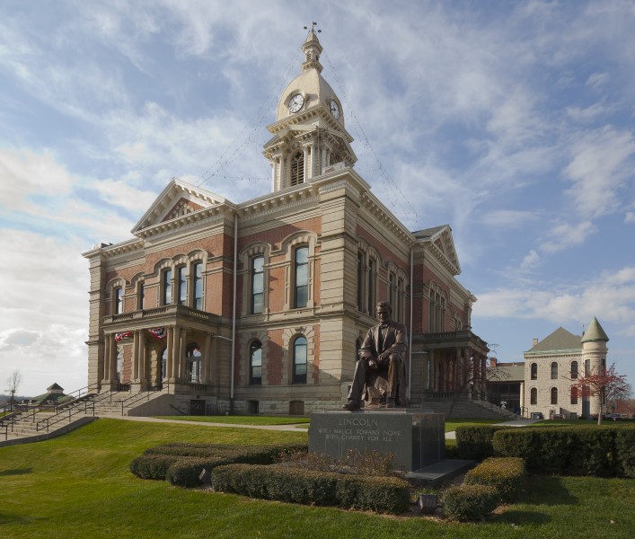 Cortes del Condado de Wabash, Wabash, Indiana, Estados Unidos, 2012-11-12, DD 04