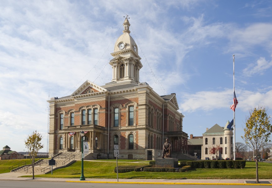 Cortes del Condado de Wabash, Wabash, Indiana, Estados Unidos, 2012-11-12, DD 05