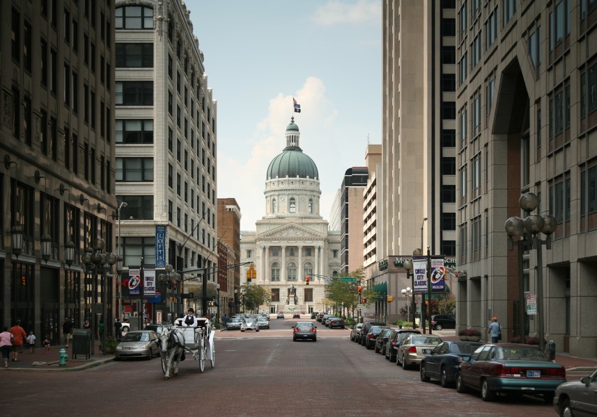 Indiana State Capitol Market St