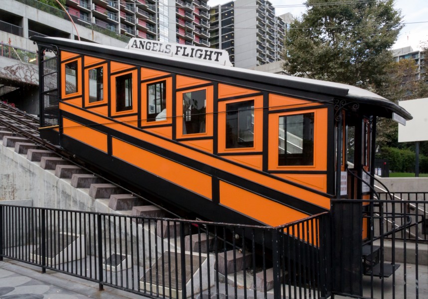 Los Angeles (California, USA), South Olive Street, Angel's Flight -- 2012 -- 10
