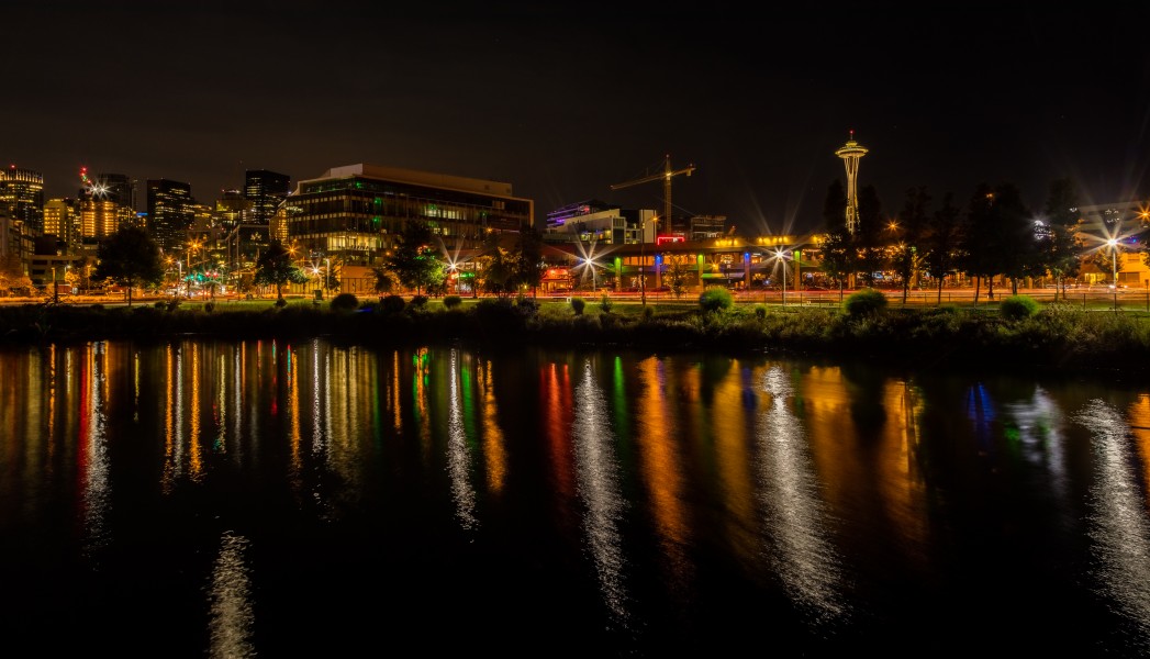 Vista de Seattle desde el parque Lake Union, Washington, Estados Unidos, 2017-09-02, DD 26-28 HDR