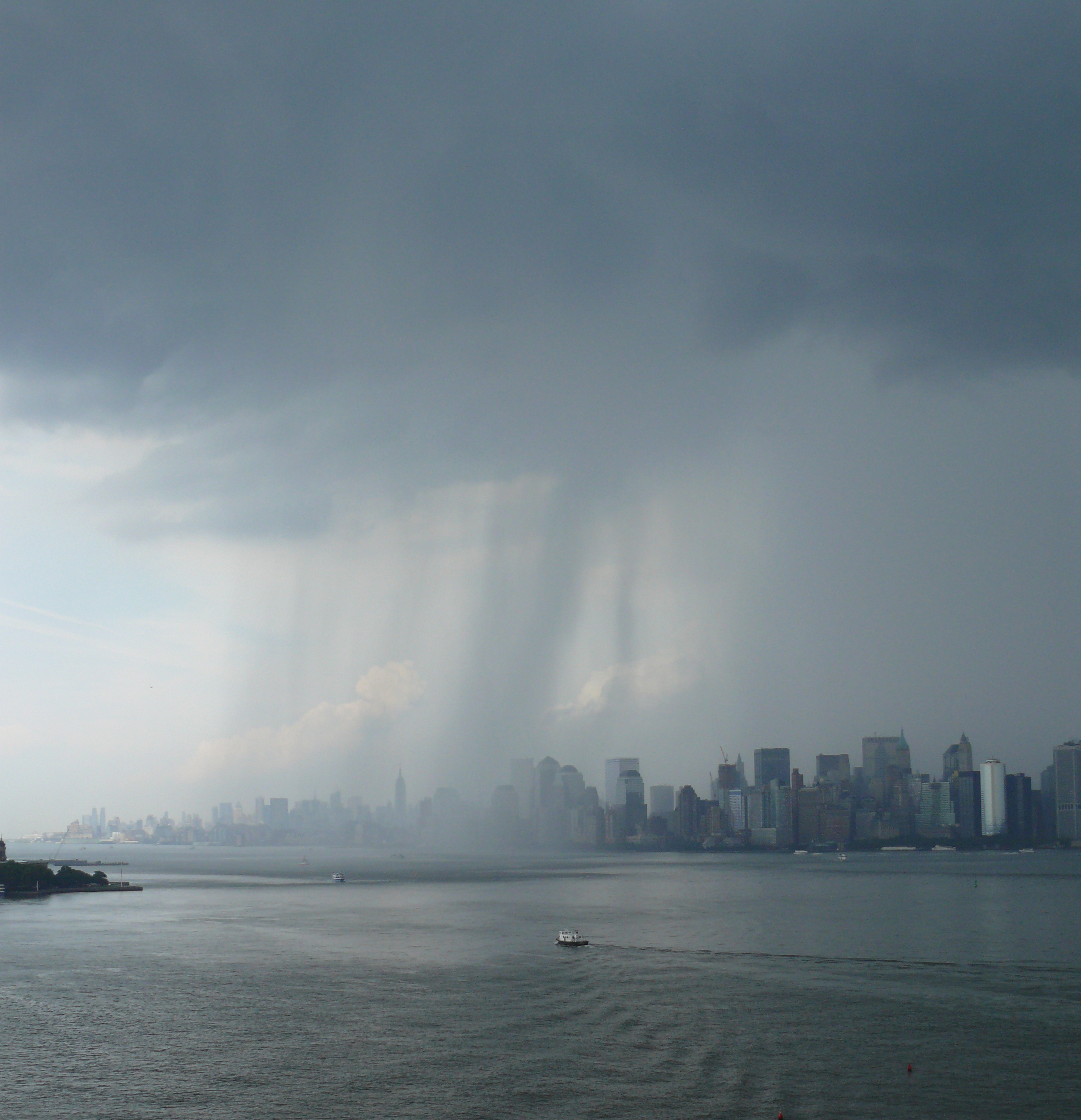 Rain over Manhattan