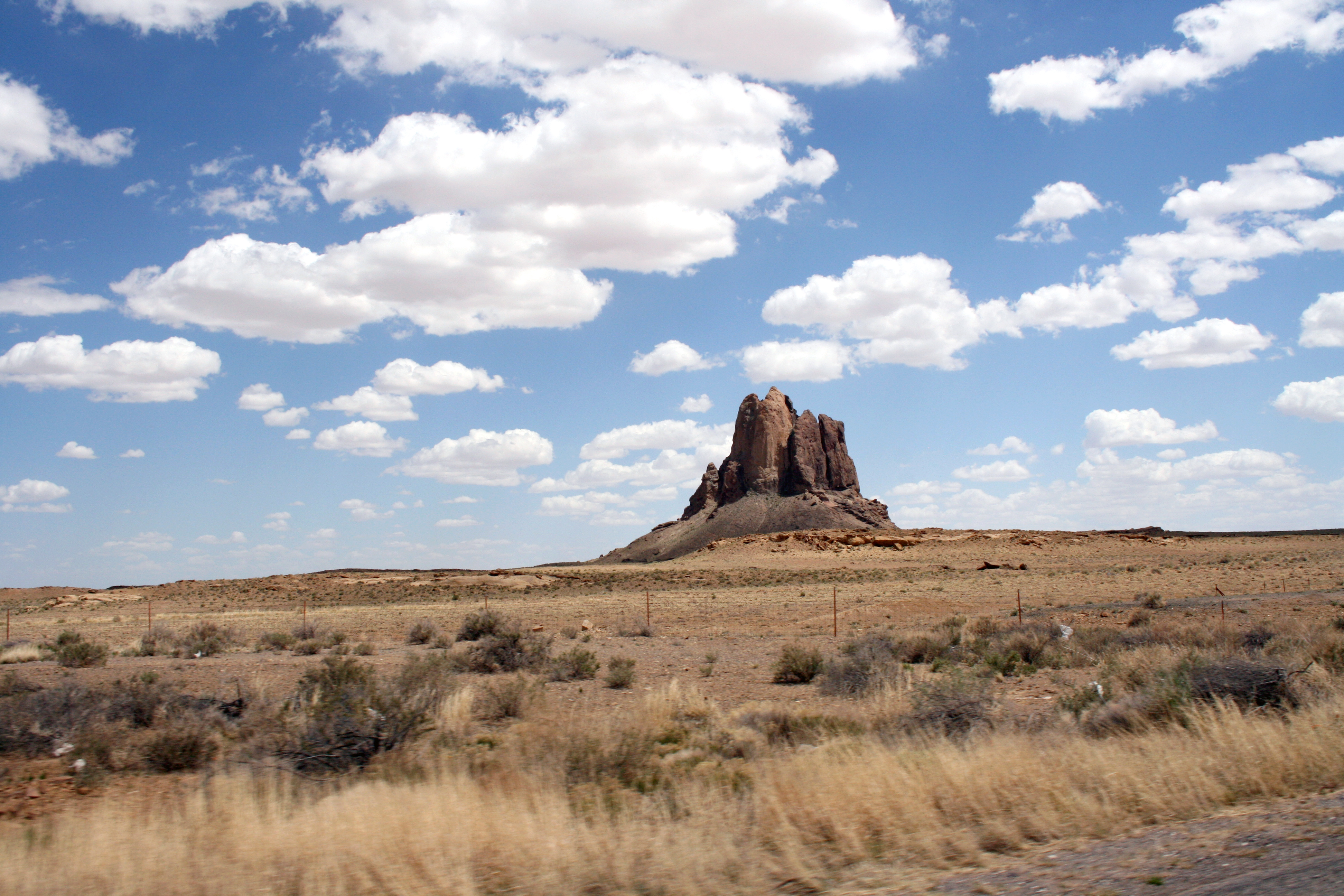 Rock Est direction Shiprock - US Route 491 NM