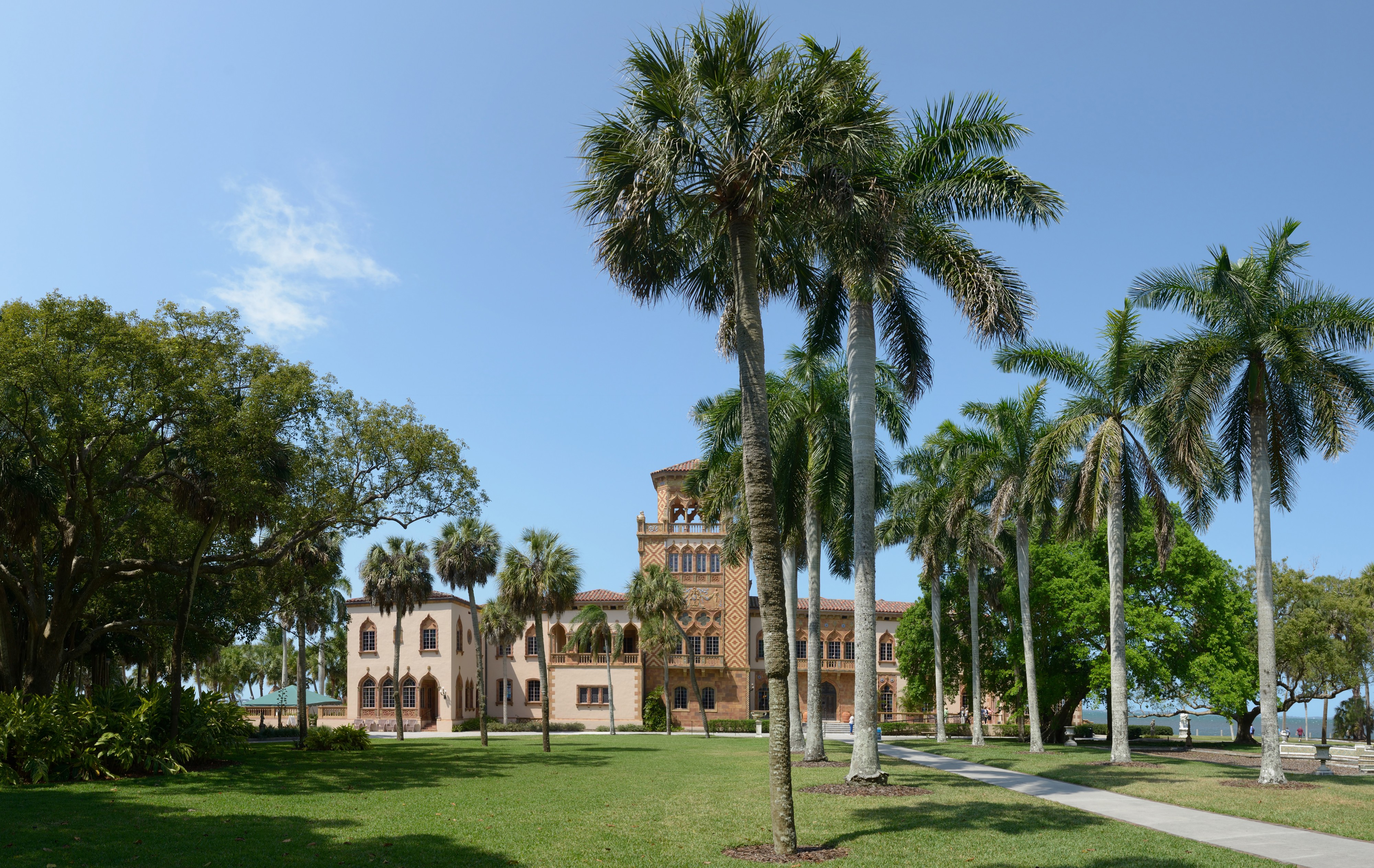 Ringling Museum Cà d'Zan front view Sarasota Florida