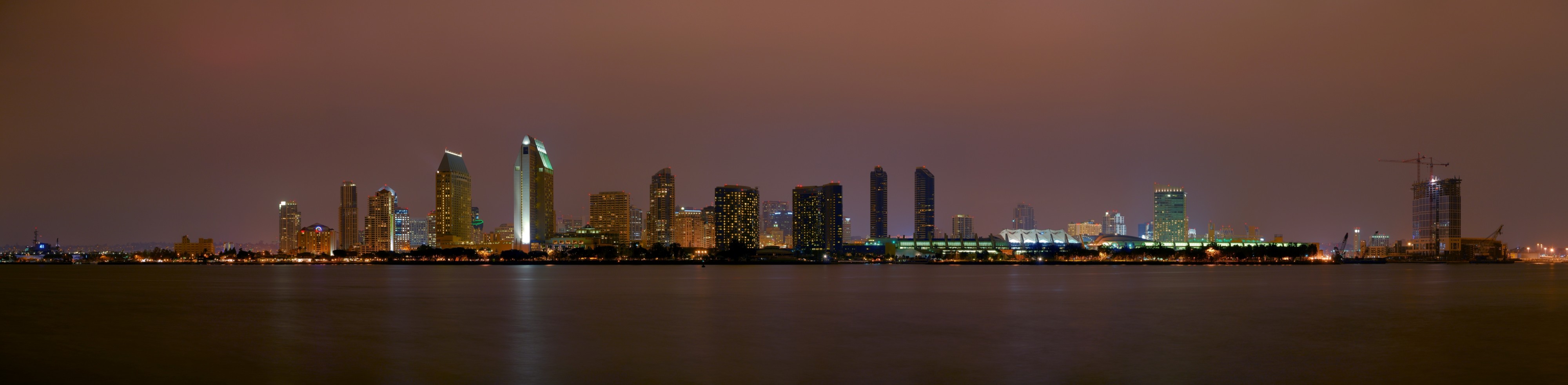 San Diego Skyline Night JD081107