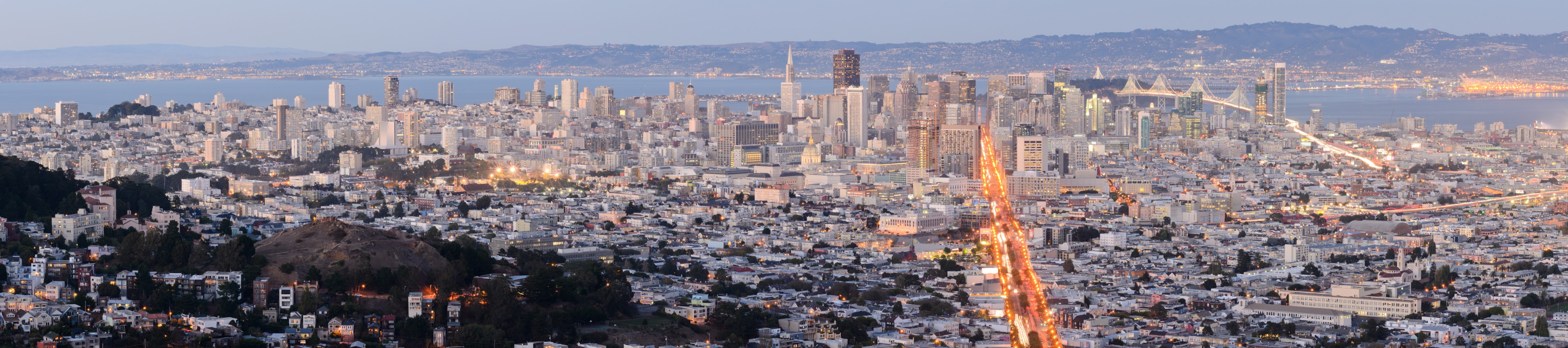 San Francisco from Twin Peaks September 2013 panorama 4