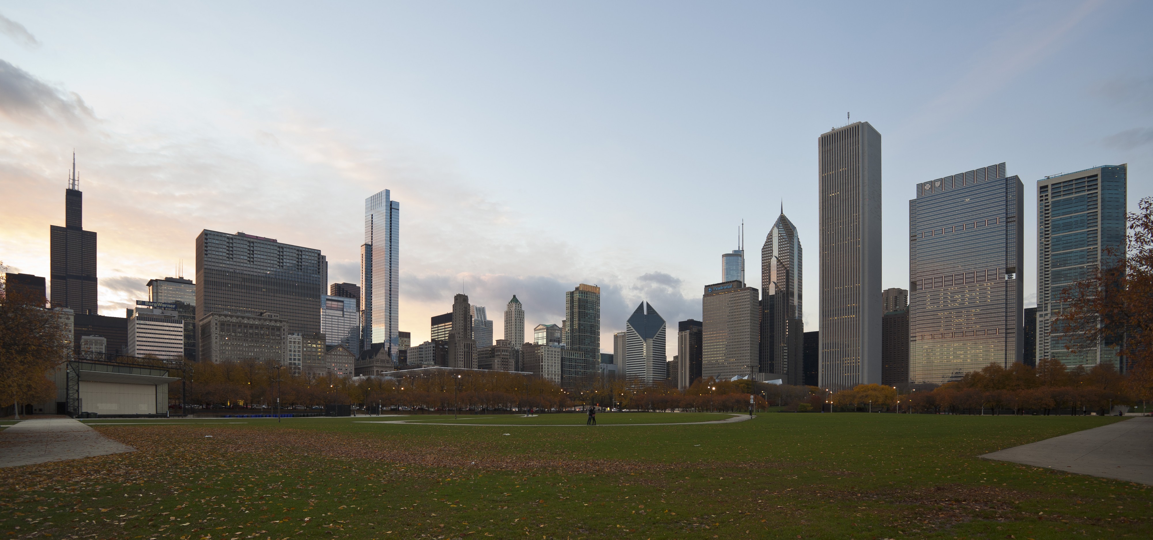 Skyline de Chicago desde el centro, Illinois, Estados Unidos, 2012-10-20, DD 05